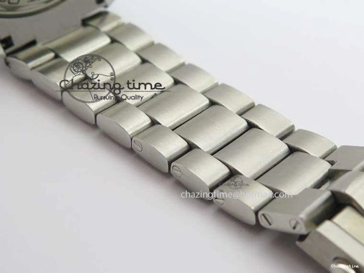 0412 Planet Ocean Master Chronometer Chrono SS OM 1:1 Best Edition Gray Dial On SS Bracelet A Reliable 8180